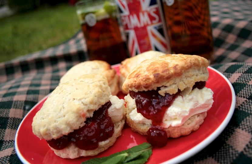 Pimms and Cream Tea