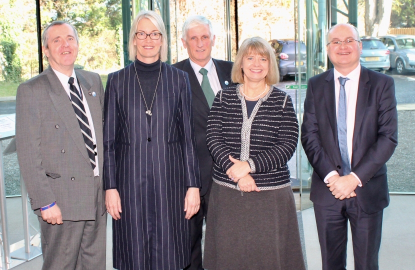 Phil Grove and Ken Pollock meets with the Minister for Small Business  Margot James 