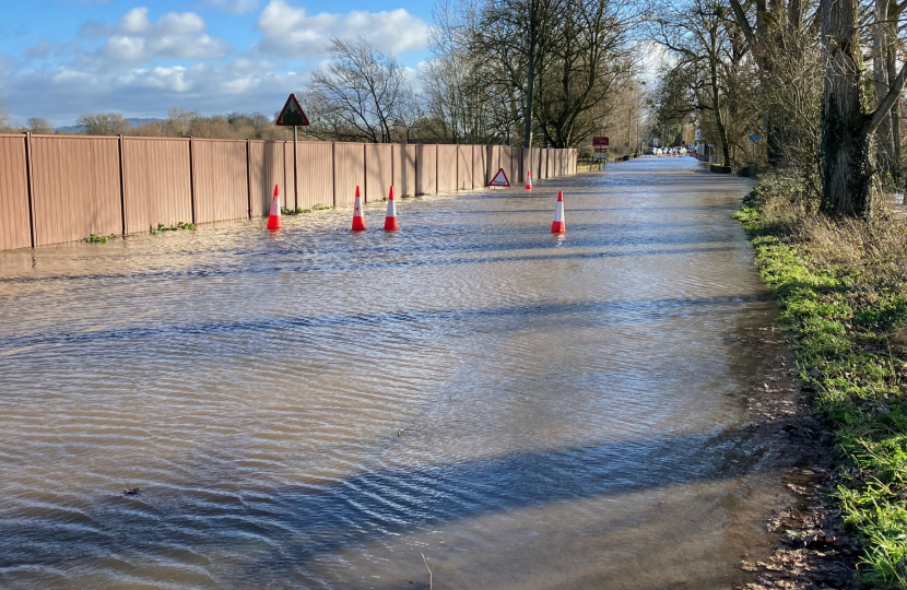 Flooded Hanley Road