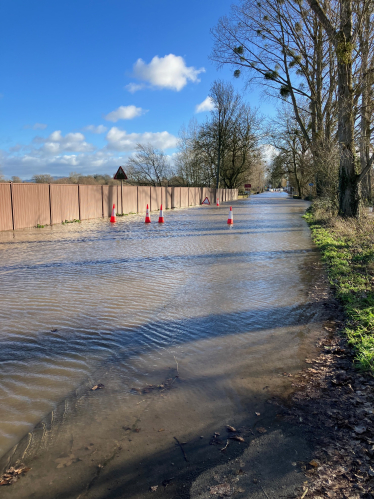 Flooded Hanley Road